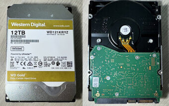 Western Digital Gold 12 TB, SATA, 7200 ot./min, 256 MB, NAS