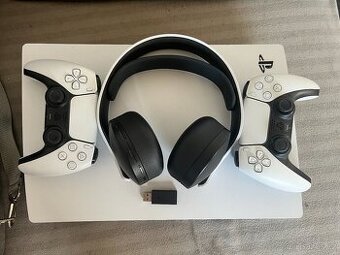 PlayStation 5 s mechanikou + 2 ovladače + 3D Pulse sluchátka