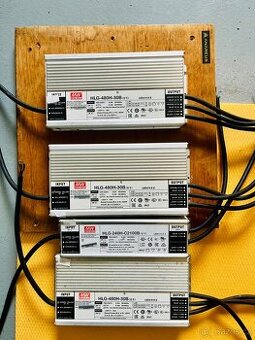Napájecí zdroje Mean Well HLG-480H a HLG-240H