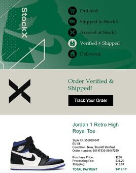 Nike Air Jordan 1 Retro High Royal Toe