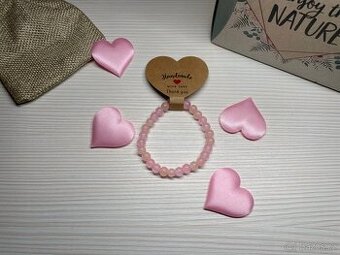 Handmade náramek - růžový 🩷
