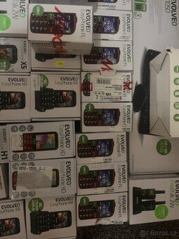 Evolveo mobily, kamery a set-top boxy – výprodej, různé stav