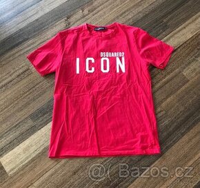 Triko Dsquared 2 červené