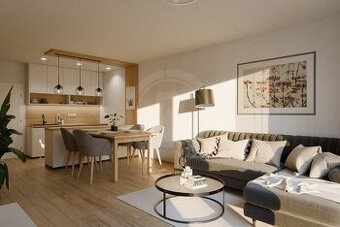 PRODEJ NOVÉHO BYTU 3+KK S TERASOU, ŠROUBÁRENSKÁ, ČB - 1