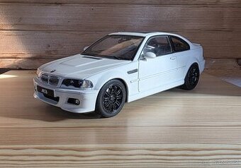 BMW E46 M3 Coupe Alpine White Autoart 1:18