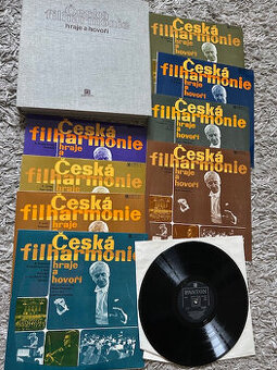 Gramofonové desky set Česká filharmonie hraje a hovoří, 1979