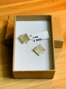 Zlaté náušnice 1,44g