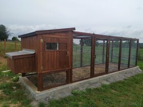 Zateplený kurník + voliéra