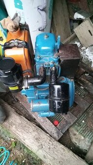 Stabilní motor IFA (uloženka) – Diesel jednoválec se startér