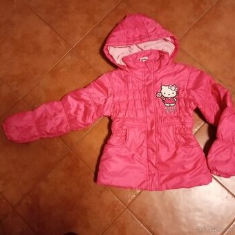 Dívčí zimní bunda HELLO KITTY vel. 10 let