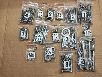 Sada šroubů Simson S51 enduro nerez