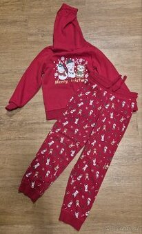 Vánoční tepláková souprava 110/116