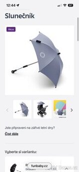 deštník ke kočárku bugaboo