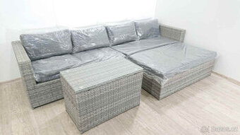 Šedý zahradní lounge set Drammen Bonami Selection