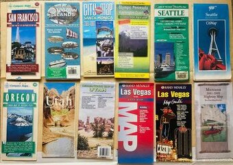 Papirove mapy USA i Evropa - 1