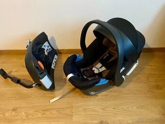 Autosedačka Cybex Aton 5 premium black + základna do auta