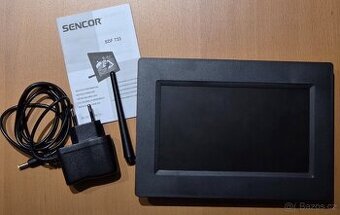 SENCOR SDF 733 W digitální fotorámeček černý