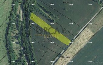 Prodej id. 3/4 podílu pozemků o výměře 2279 m2 v k.ú. Hustop