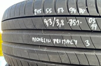 215/55 R17 94W letní pneu Michelin Primacy 3 (0519)