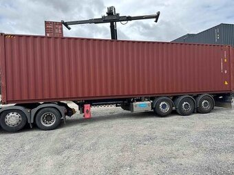 Prodám 12m lodní kontejner (40') – High Cube, IICL (hnědá)