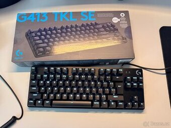 Logitech G413 TKL SE – mechanická klávesnice, plně funkční