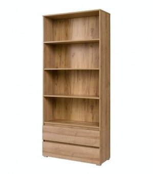 NOVÁ Knihovna, Regál COSMO C03, dub riviera