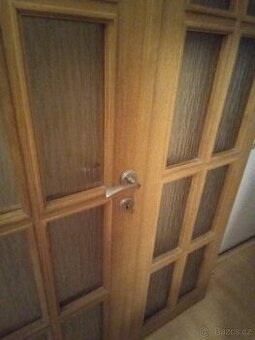 Dvoukřídlé dveře masiv 120cm