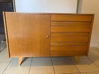 Retro komoda U-458, návrh Jiří Jiroutek 60.léta