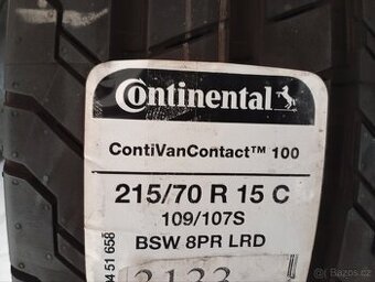 LETNÍ CONTINENTAL VAN