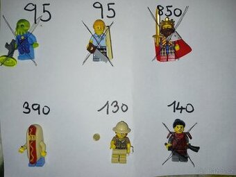 PRODÁM ORIGINAL LEGO FIGURKY SBĚRATELSKÉ 13.SERIE