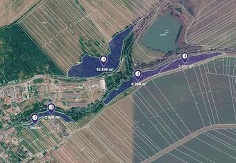 Prodej podílu 1/42 specifického pozemku 1 189 m², Pašovice