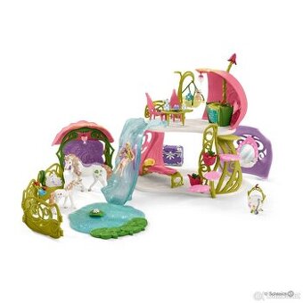 SCHLEICH BAYALA 42445 ZÁMEK, JEZÍRKO VODOPÁD VÍLA JEDNOROŽCI