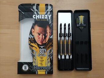 Harrows soft/elektronické šipky Dave Chizzy Chisnall 80% 18g