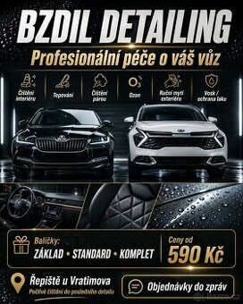 🚗 Profesionální čištění vozidel – Bzdil Detailing | Ostrava
