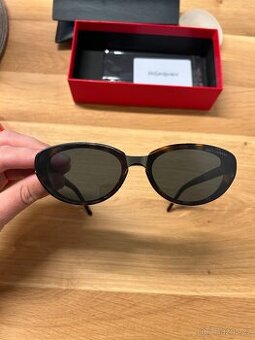 Sluneční brýle ve stylu YSL (model SL 2166) – želvovinové