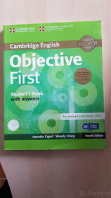 Cambridge English Objective First.
