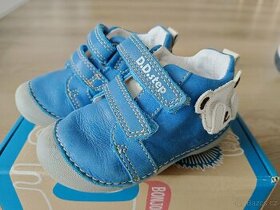 D.d.step dětská obuv, modré s medvídkem
