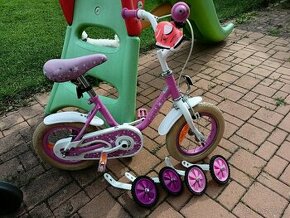 Dětské kolo s kolečky, použité