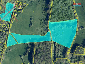 Prodej louky, 21830 m², Malšovice - Hliněná