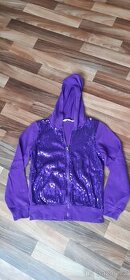 dívčí mikina s flitry vel. 146/152 zn. H & M