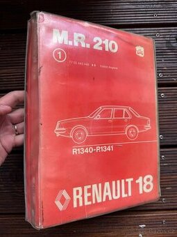 RENAULT 18 originální montážní servisní manual dílenská