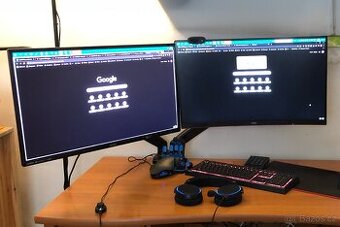 2x 27" monitory s ramenem: AOC C27G1 + BenQ GW2760S