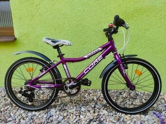 Značkové dětské kolo CORE NIPPER 20" (fialová)