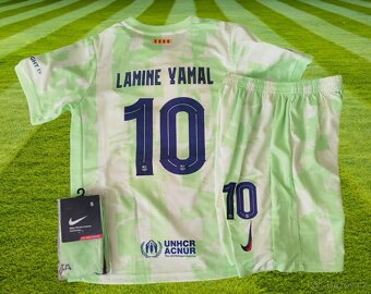 YAMAL #10 dres FCB green Travis Scott 115-135cm