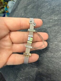 Náramek PANDORA Reflexions Silver 18cm plus klipy a pojišťov