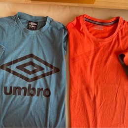Sportovní trika umbro +lotto- vel. L