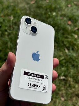 iPhone 14 - 256GB - 92% BAT - 6M ZÁRUKA