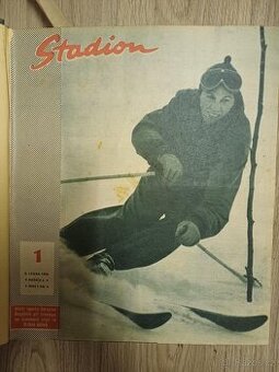Svázaný časopis Stadion ročník 4 - 1956
