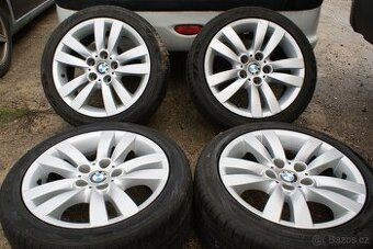 R17 alu kola BMW 5x120 dvourozměr pěkné a letní pneu