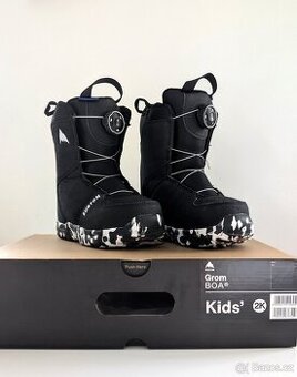 Burton BOA Grom, 33 EUR, dětské snowboard boty